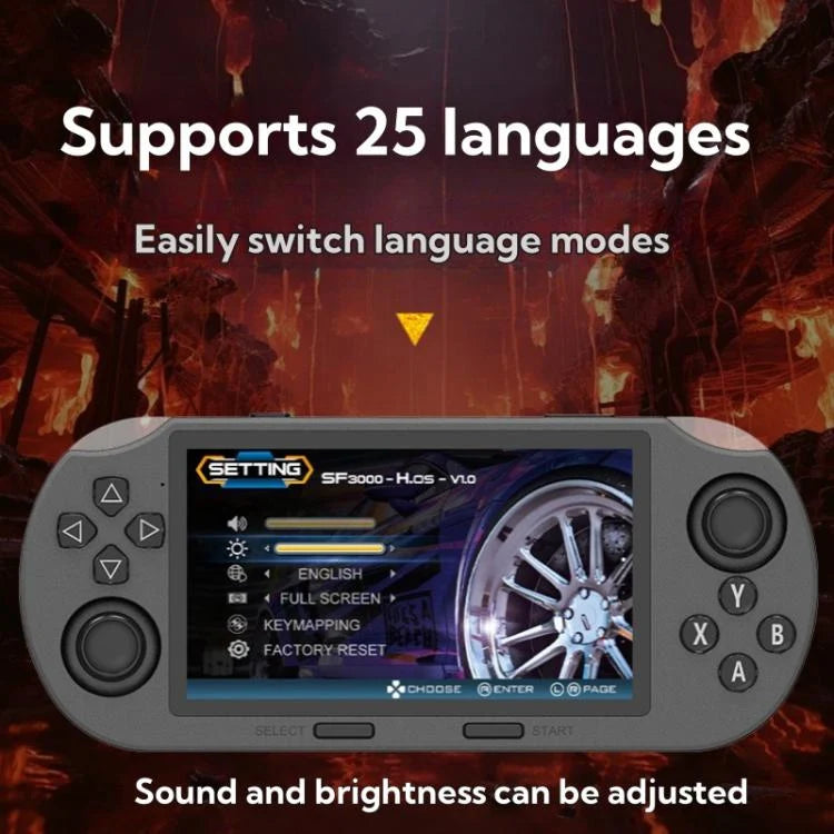 4.5-inch IPS Screen 64G Handheld Game Console Built-in 20000 Games, Model: SF3000